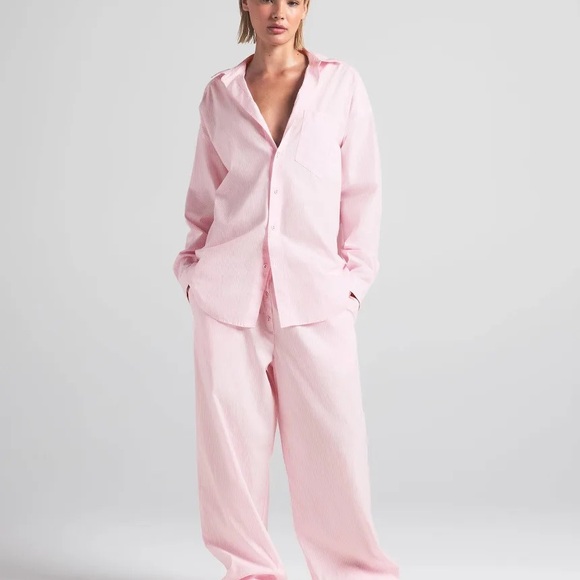 SKIMS Other - SKIMS Cotton poplin oversize sleep set in Cherry Blossom